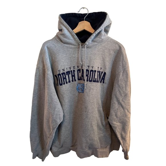 Team Edition Apparel Gray Hoodie Sweatshirt University North Caroline Men's Size - Picture 1 of 5